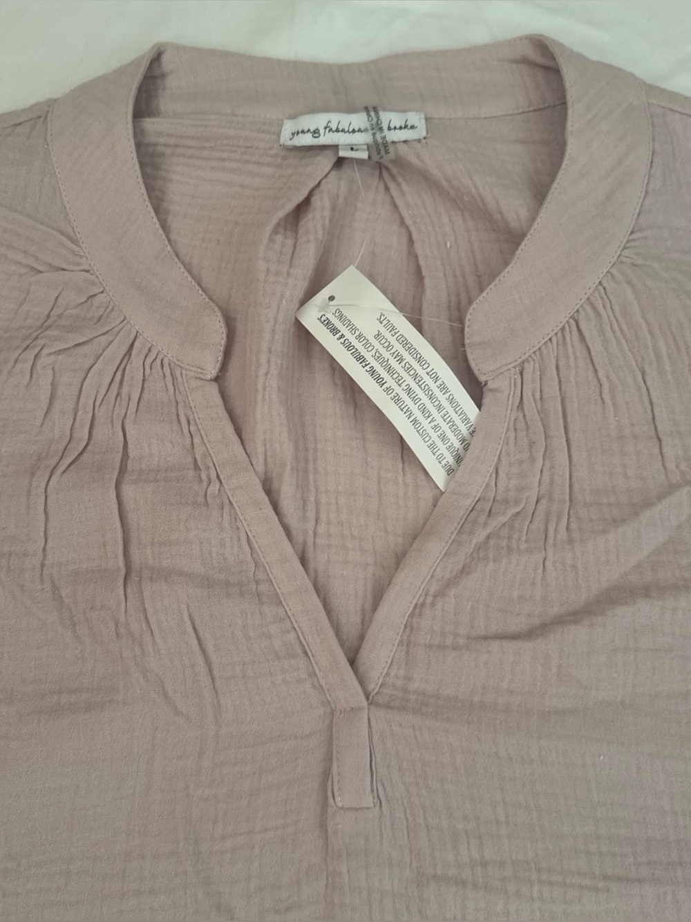 Young Fabulous & Broke Dusty Mauve Track Pants & Top Set - Picture 12 of 13